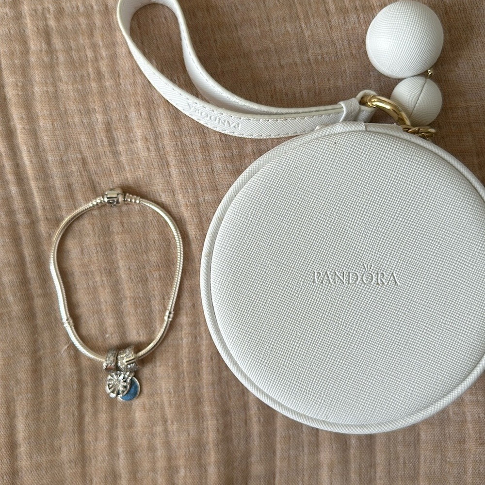 Brand New Silver Pandora Charm Bracelet